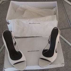Balenciaga Sandals vintage leather sling